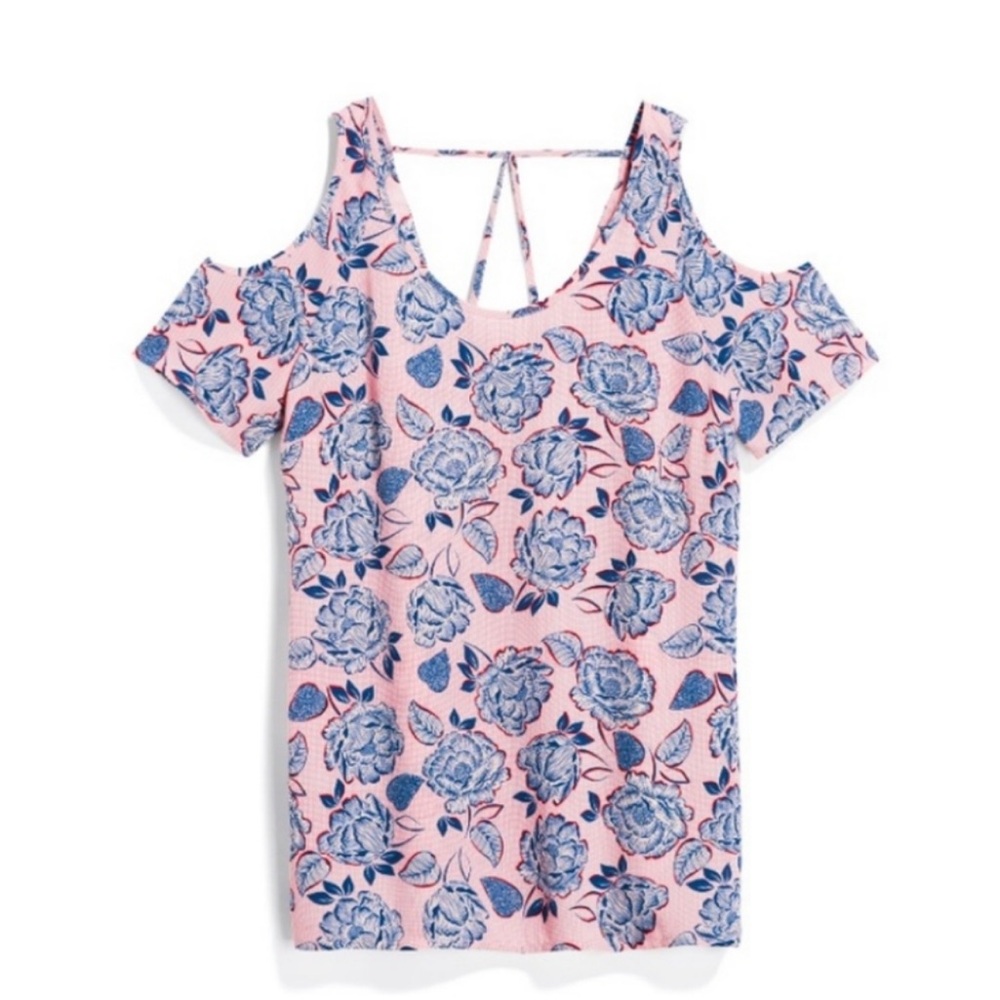 KUT FROM THE CLOTH Adriana Cold Shoulder Blouse